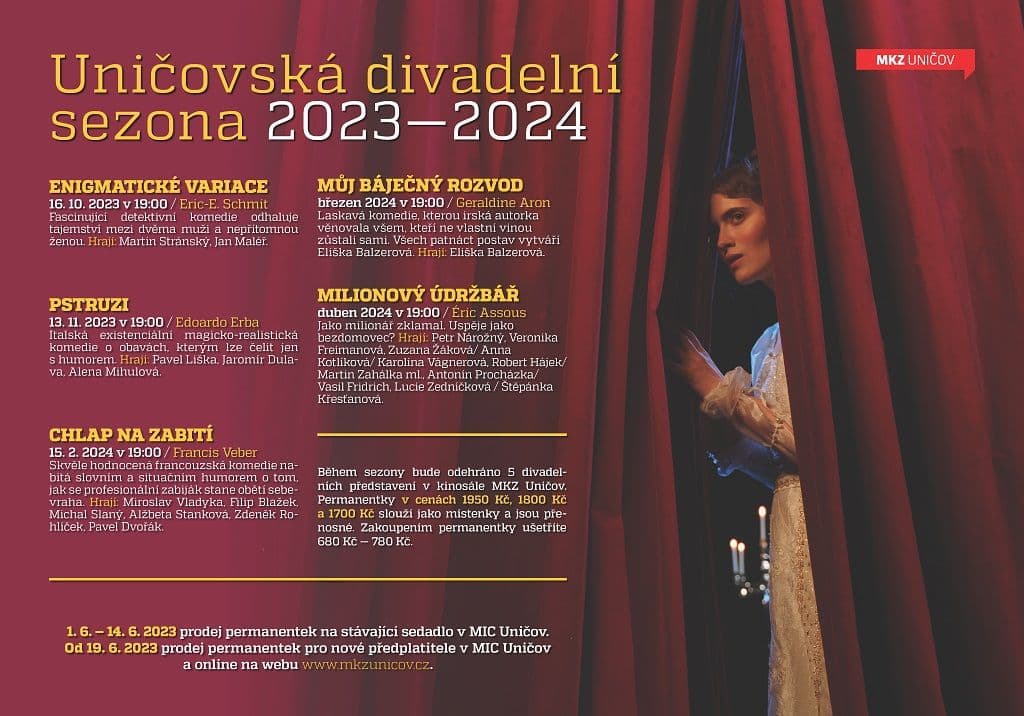 Uničovská divadelní sezona 2023—2024