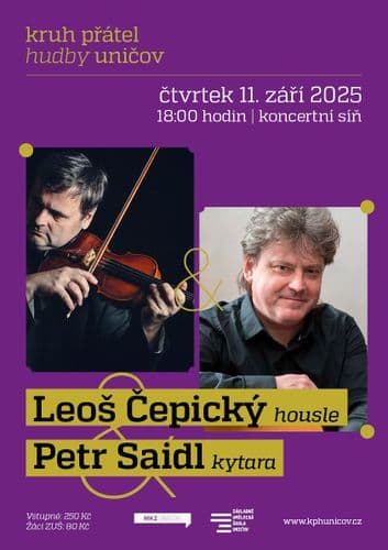 Leoš Čepický housle a Petr Saidl kytara - změna termínu