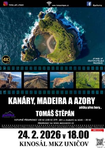 Tomáš Štěpán: Kanáry, Madeira a Azory – pěške přes hore