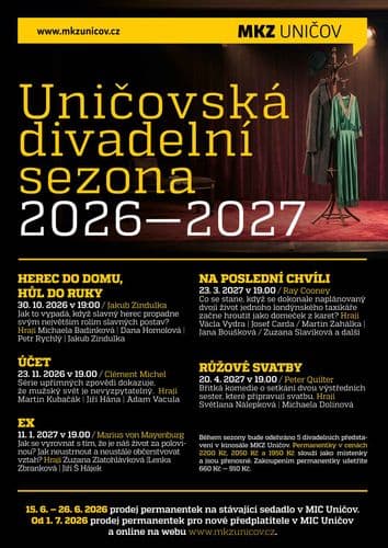 Uničovská divadelní sezona 2026—2027
