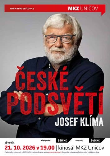ČESKÉ PODSVĚTÍ — beseda s Josefem Klímou